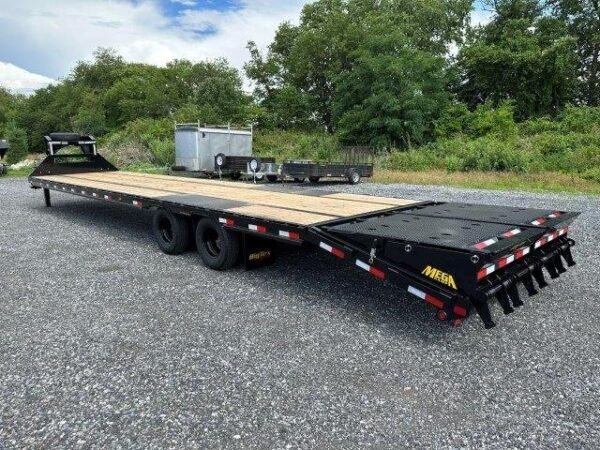 Big Tex 8.5 x 40 Gooseneck Deckover Equipment Trailer  -  Mega Ramps
