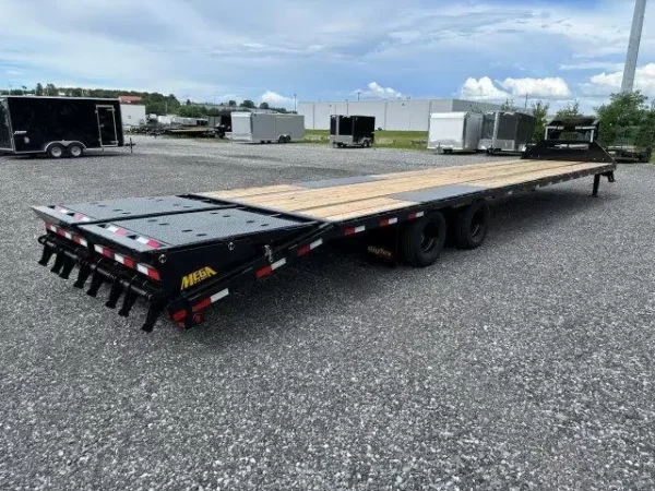 Big Tex 8.5 x 40 Gooseneck Deckover Equipment Trailer  -  Mega Ramps