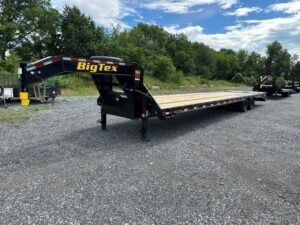 Big Tex 8.5 x 40 Gooseneck Deckover Equipment Trailer  -  Mega Ramps