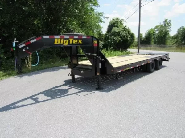 Big-Tex-Gooseneck-Trailer-25GN-20BK5MR-12K-Axle-Mega-Ramps-Deckover-Equipment-1.webp Big Tex 8.5 x 25 Heavy Duty Gooseneck Equipment Trailer