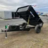 Bwise-5-x-8-Low-Profile-Dump-Trailer-Single-5200lb-Axle-Electric-Brakes-Spreader-Gate-3.webp BWise 5 x 8 Dump Trailer 5K Spreader Gate