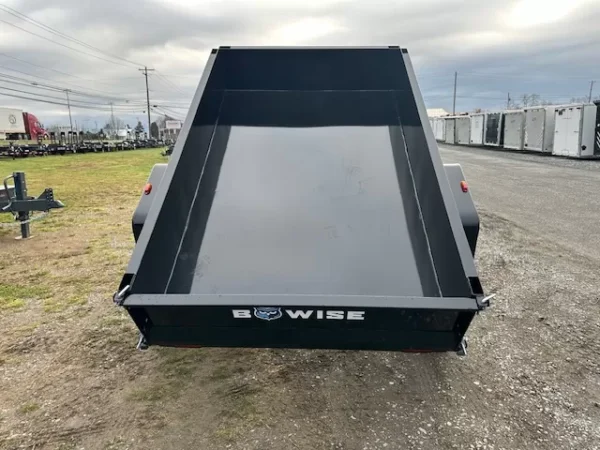 Bwise-5-x-8-Low-Profile-Dump-Trailer-Single-5200lb-Axle-Electric-Brakes-Spreader-Gate-5.webp BWise 5 x 8 Dump Trailer 5K Spreader Gate