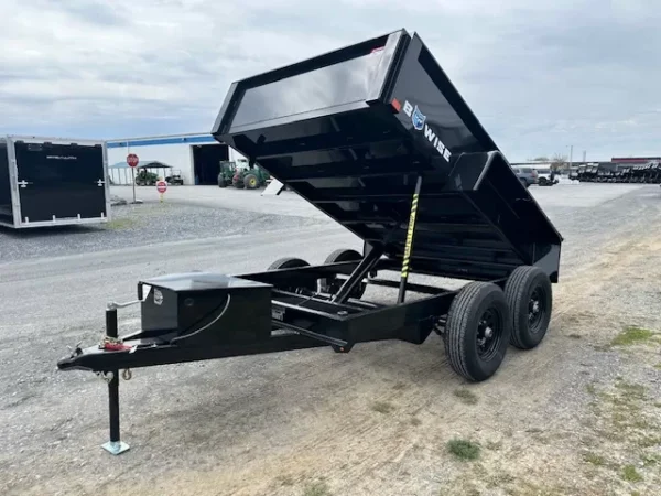 BWise 6 x 10 Low Profile Dump Trailer 6K Axles