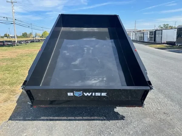 Bwise-6-x-10-Low-Profile-Hysraulic-Dump-Trailer-Spreader-Gate-Powder-Coat-2.webp BWise 6 x 10 Dump Trailer 7K Spreader Gate