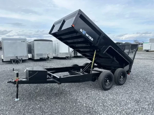 BWise 6 x 12 Dump Trailer Landscape Ramp