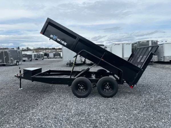 BWise 6 x 12 Dump Trailer Landscape Ramp
