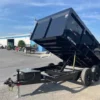 BWise 7 x 12 High Side Dump Trailer Barn Doors
