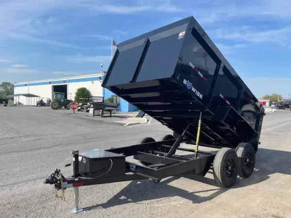 BWise 7 x 12 High Side Dump Trailer Barn Doors