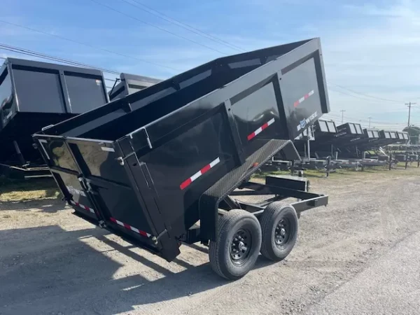 BWise 7 x 12 High Side Dump Trailer Barn Doors