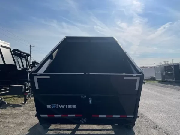BWise 7 x 12 High Side Dump Trailer Barn Doors
