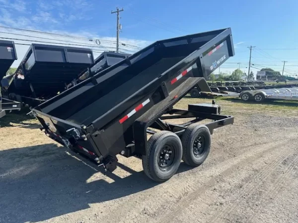 Bwise-7-x-12-Low-Profile-Dump-Trailer-DT712LP-LE-6K-Axles-Combo-Gate-Slide-Out-Ramps-4.webp BWise 7 x 12 Low Profile Dump Trailer Ladder Ramps
