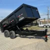 Bwise-7-x-14-High-Side-Dump-Trailer-Barn-Doors-7K-Axles-Slide-Out-Ramps-DT714LP-LE-3.webp BWise 7 x 14 High Side Dump Trailer Barn Doors
