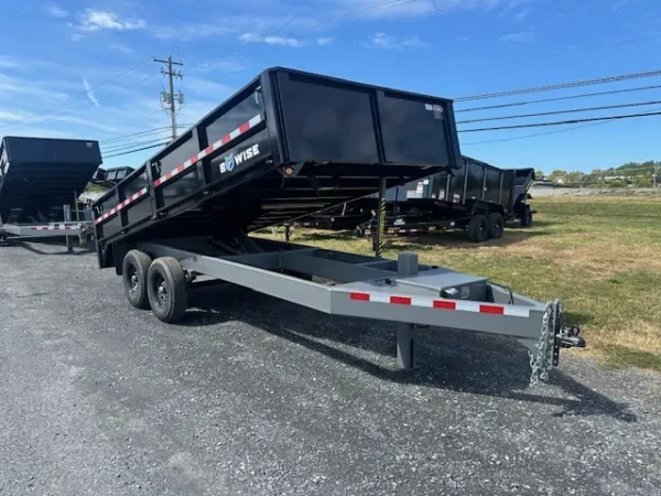 Bwise-7-x-16-Deckover-Dump-Trailer-DDHD-Fold-Down-Sides-7K-Axles-Hydraulic-Jack-1.webp BWise 7 x 16 Deckover Dump Trailer Fold Down Sides