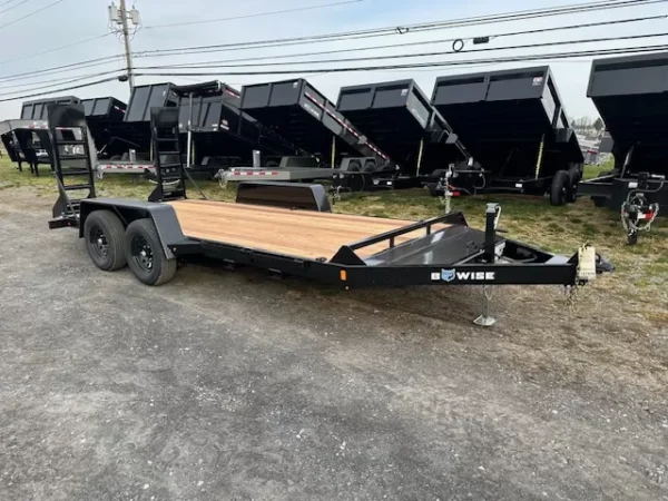 Bwise-7-x-16-Equipment-Trailer-EH16-10-Adjustable-Coupler-Ladder-Ramps-Pallet-Fork-Carrier-2-1.webp BWise 7 x 16 Low Profile Equipment Trailer Ladder Ramps
