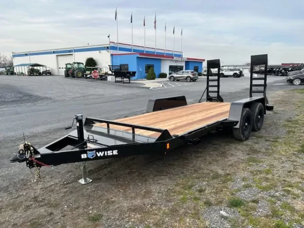 Bwise-7-x-16-Equipment-Trailer-EH16-10-Adjustable-Coupler-Ladder-Ramps-Pallet-Fork-Carrier-3-1.webp BWise 7 x 16 Low Profile Equipment Trailer Ladder Ramps