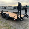 Bwise-7-x-16-Equipment-Trailer-EH16-10-Adjustable-Coupler-Ladder-Ramps-Pallet-Fork-Carrier-4-1.webp BWise 7 x 16 Low Profile Equipment Trailer Ladder Ramps