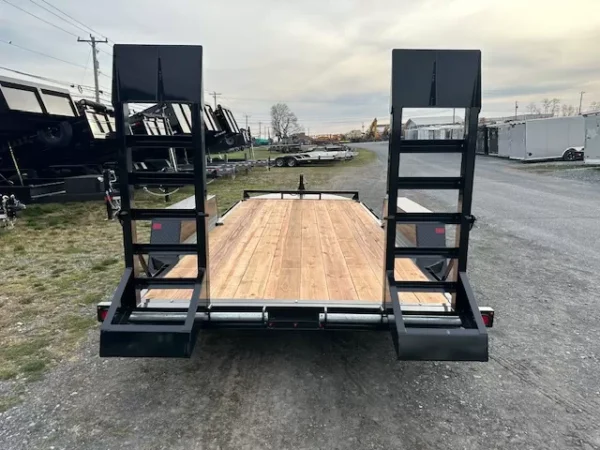 Bwise-7-x-16-Equipment-Trailer-EH16-10-Adjustable-Coupler-Ladder-Ramps-Pallet-Fork-Carrier-5-1.webp BWise 7 x 16 Low Profile Equipment Trailer Ladder Ramps