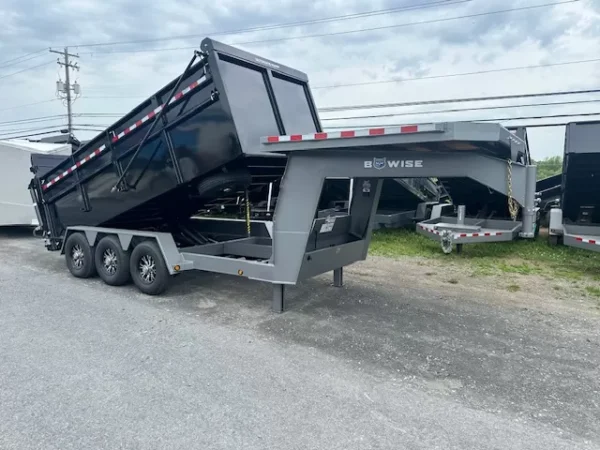 Bwise-7-x-16-Gooseneck-Dump-Trailer-Tri-Axle-Ultimate-Dump-Hydraulic-Gate-Dual-Jacks-Tarp-Kit-10.webp BWise 7 x 16 Gooseneck Tri-Axle Dump Ultimate Dump Trailer