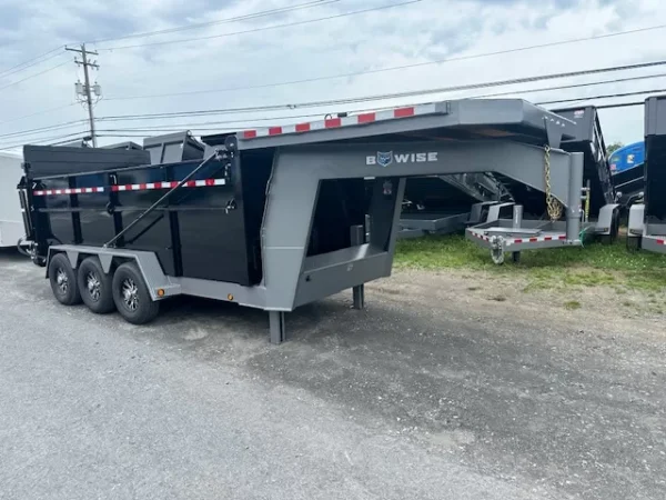Bwise-7-x-16-Gooseneck-Dump-Trailer-Tri-Axle-Ultimate-Dump-Hydraulic-Gate-Dual-Jacks-Tarp-Kit-7.webp BWise 7 x 16 Gooseneck Tri-Axle Dump Ultimate Dump Trailer