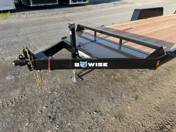 BWise 7 x 18 Equipment Trailer Split Landscape Ramp