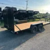 BWise 7 x 18 Equipment Trailer Split Landscape Ramp