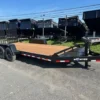 Bwise-7-x-18-Low-Profile-Equipment-Trailer-EH18-14HD-Split-Landscape-Gate-2.webp BWise 7 x 18 Low Profile Equipment Trailer