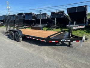 BWise 7 x 18 Low Profile Equipment Trailer