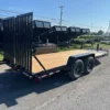 Bwise-7-x-18-Low-Profile-Equipment-Trailer-EH18-14HD-Split-Landscape-Gate-3.webp BWise 7 x 18 Low Profile Equipment Trailer
