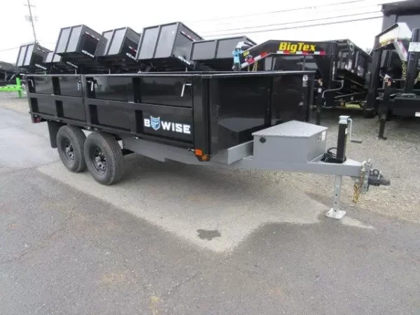 Bwise-7x12-Deckover-Dump-Trailer-Fold-Down-Sides-Spreader-Gate-6-1.webp BWise 7 x 12 Deckover Dump Trailer Fold Down Sides