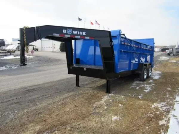 BWise 7 x 16 Heavy Duty Gooseneck Dump