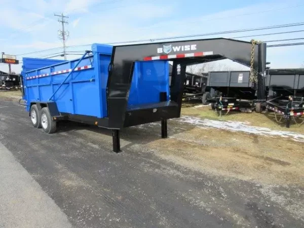 BWise 7 x 16 Heavy Duty Gooseneck Dump