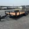 BWise 7 x 18 Equipment Trailer Split Landscape Ramp