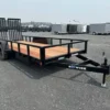 BWise 7 x 18 Equipment Trailer Split Landscape Ramp