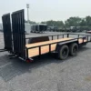 BWise 7 x 18 Equipment Trailer Split Landscape Ramp