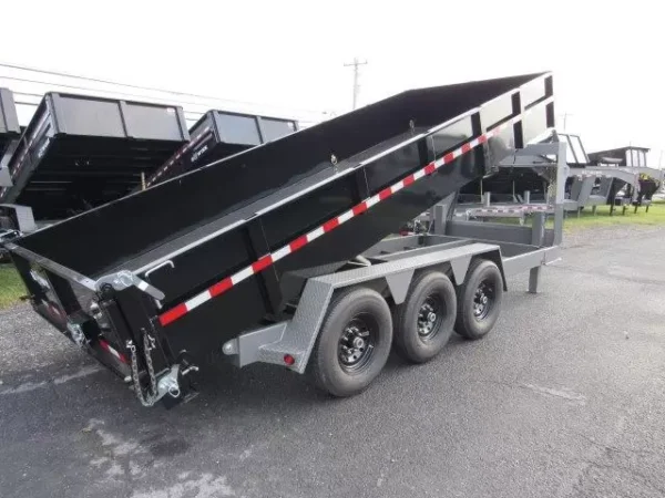 Bwise-7x18-Heavy-Duty-Gooseneck-Dump-Trailer-Hydraulic-Jacks-Tri-Axle-5.webp BWise 7 x 18 Gooseneck Tri-Axle Dump Trailer Hydraulic Jacks