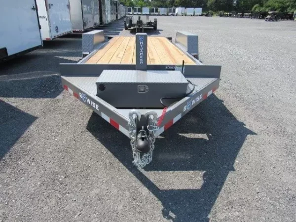 BWise 7 x 20 Low Profile Full Tilt Equipment Trailer Hydraulic Tilt