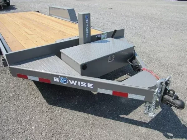 BWise 7 x 20 Low Profile Full Tilt Equipment Trailer Hydraulic Tilt