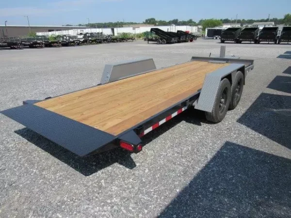 BWise 7 x 20 Low Profile Full Tilt Equipment Trailer Hydraulic Tilt