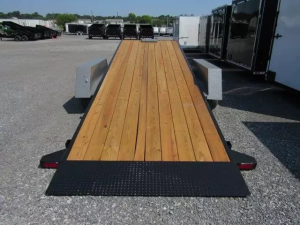BWise 7 x 20 Low Profile Full Tilt Equipment Trailer Hydraulic Tilt