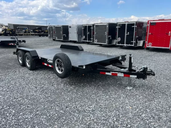 CAM Superline 7 x 18 Steel Deck Car Hauler
