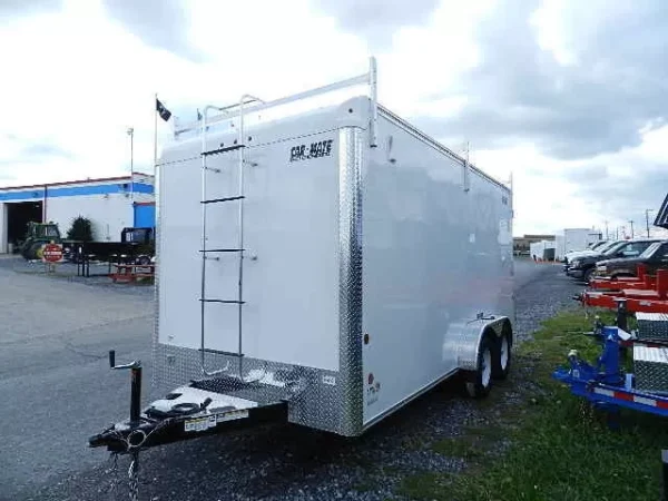 Car Mate 7 x 16 Enclosed Contractor Trailer