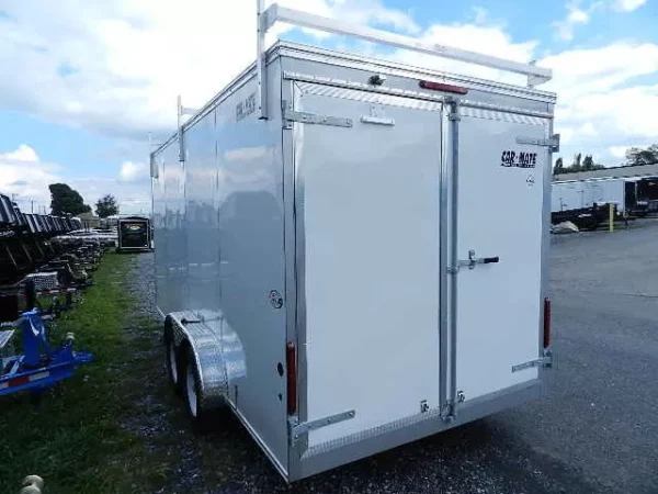 Car Mate 7 x 16 Enclosed Contractor Trailer