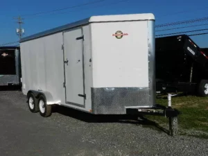 CARRY-ON-7X16-VNOSE-7FT-INTERIOR-HEIGHT-RAMP-DOOR-4-1.webp Carry On 7 x 16 Enclosed V-Nose Cargo Trailer