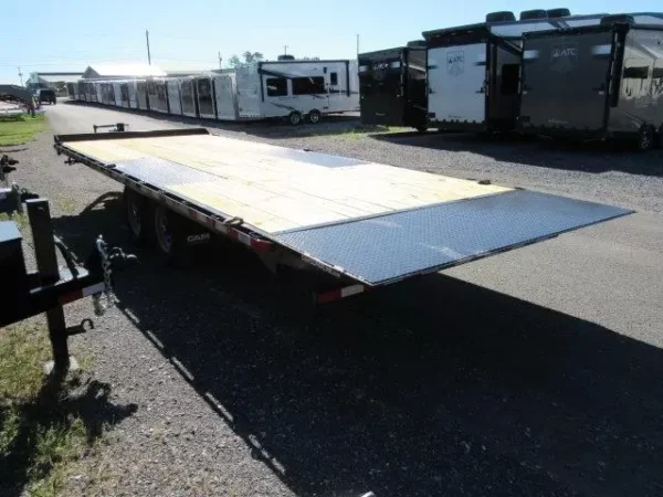 Cam-Superline-7CAM824DOTT-Deckover-Full-Tilt-Deck-Equipment-Trailer-3.webp CAM Superline 8 x 24 Equipment Trailer Powered Full Tilt