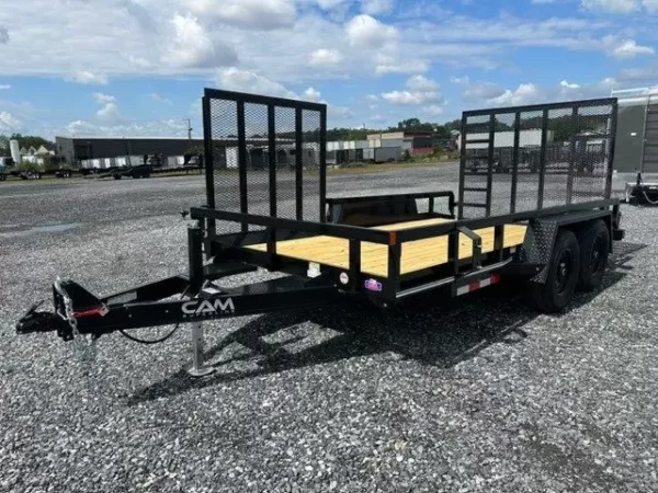 Cam-Superline-7x14-Landscape-Utility-Trailer-Side-ATV-Gate-10K-GVW-4.webp Cam Superline 7 x 14 Landscape Utility Trailer