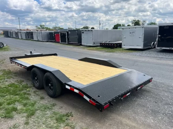 CAM Superline 7 x 18 Equipment Trailer Drive Over Fenders