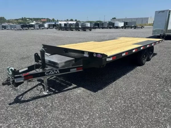 CAM Superline 8 x 18 Deckover Equipment Trailer Slide Out Ramps