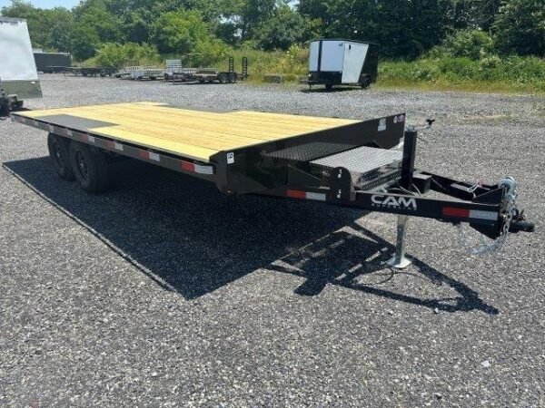 CAM Superline 8 x 18 Deckover Equipment Trailer Slide Out Ramps