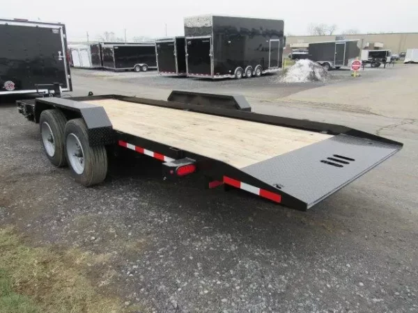 CAM Superline 7 x 20 Equipment Trailer Full Tilt Deck