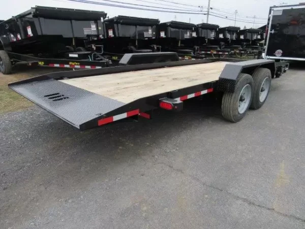 CAM Superline 7 x 20 Equipment Trailer Full Tilt Deck